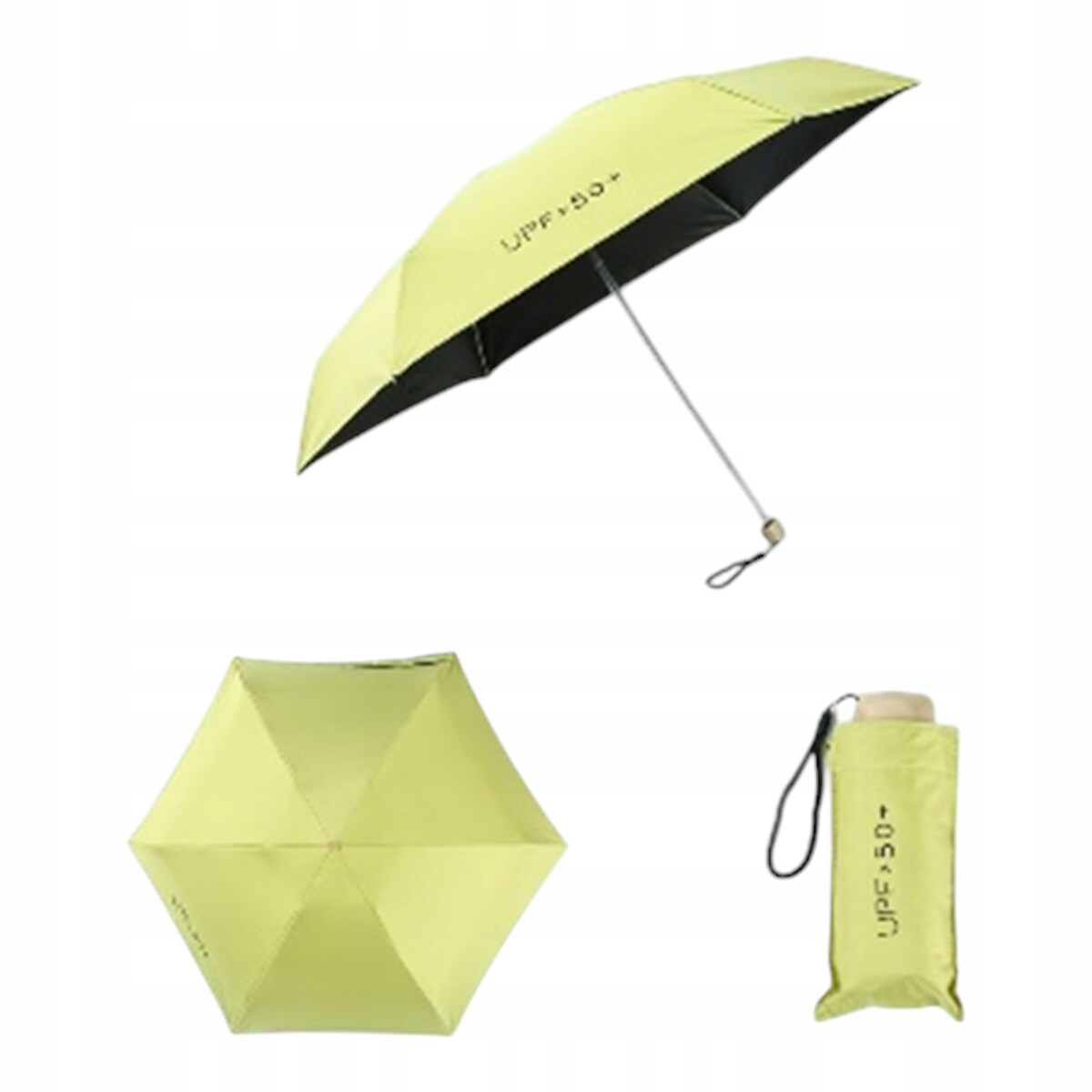 Parasolka kieszonkowa składana LEKKA MAŁA kompaktowa PARASOL MAŁY mini