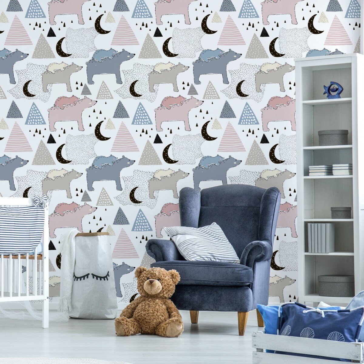 Tapeta Dziecięca MISIE Niedźwiadki w Górach