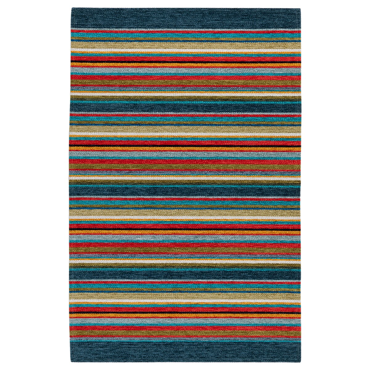 Dywan Laos Chenille 55x85 cm paski multikolor