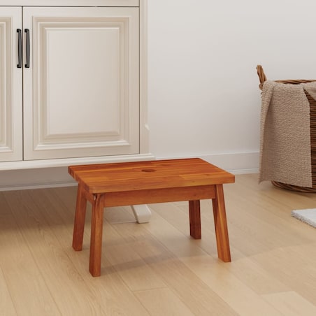 vidaXL Schodek, 38x26x22 cm, lite drewno akacjowe