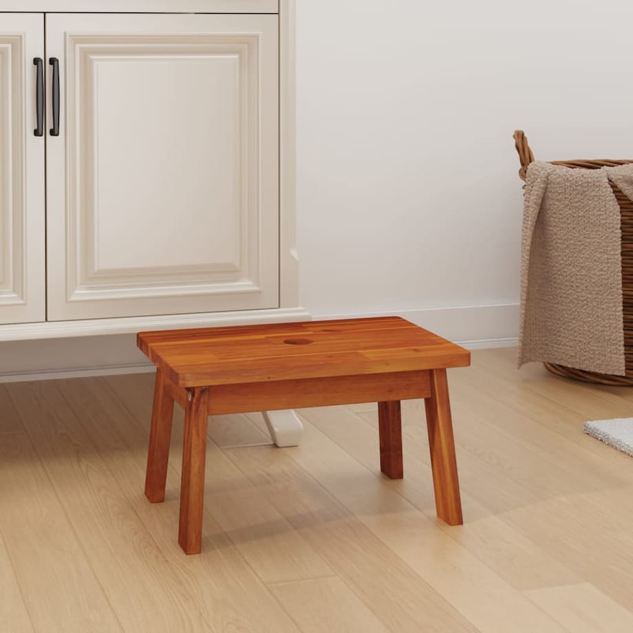 vidaXL Schodek, 38x26x22 cm, lite drewno akacjowe