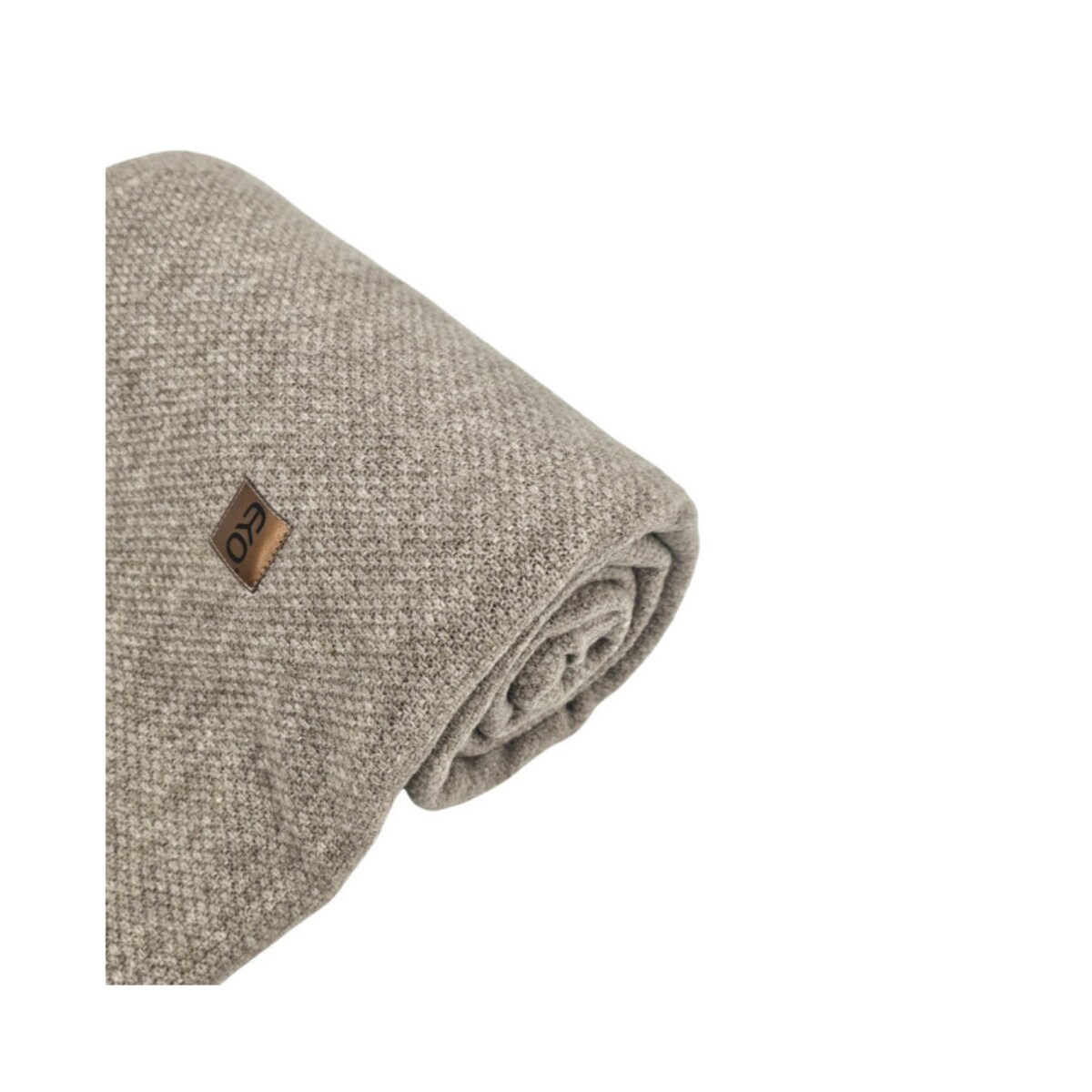 Koc dzianinowy 150x200 cm – MILANO TAUPE