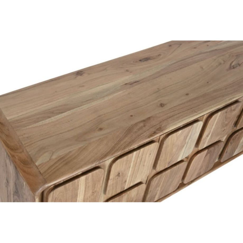 Komoda RTV z drewna akacjowego 50x170x40 cm ROBIN