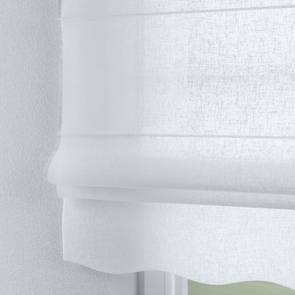 Roleta rzymska Florencja 160x170 prześwitująca biała