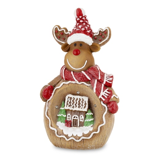 Figurka piernikowa LED 42x25 cm RENNI