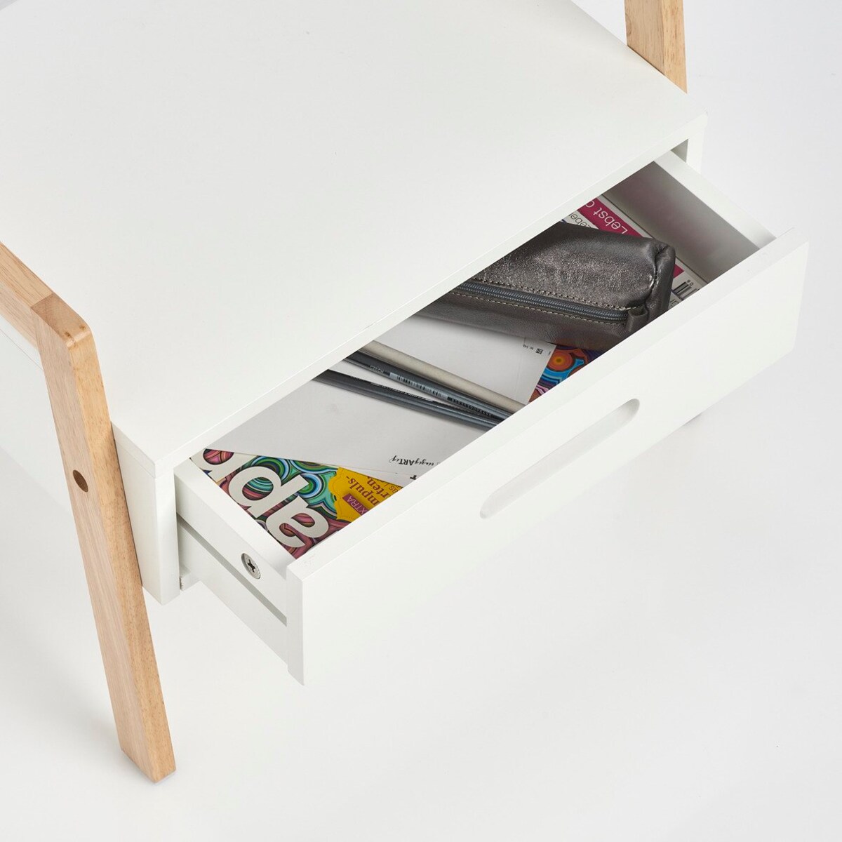 Stojak z półką i szufladką, 40 x 30 x 33 cm, ZELLER