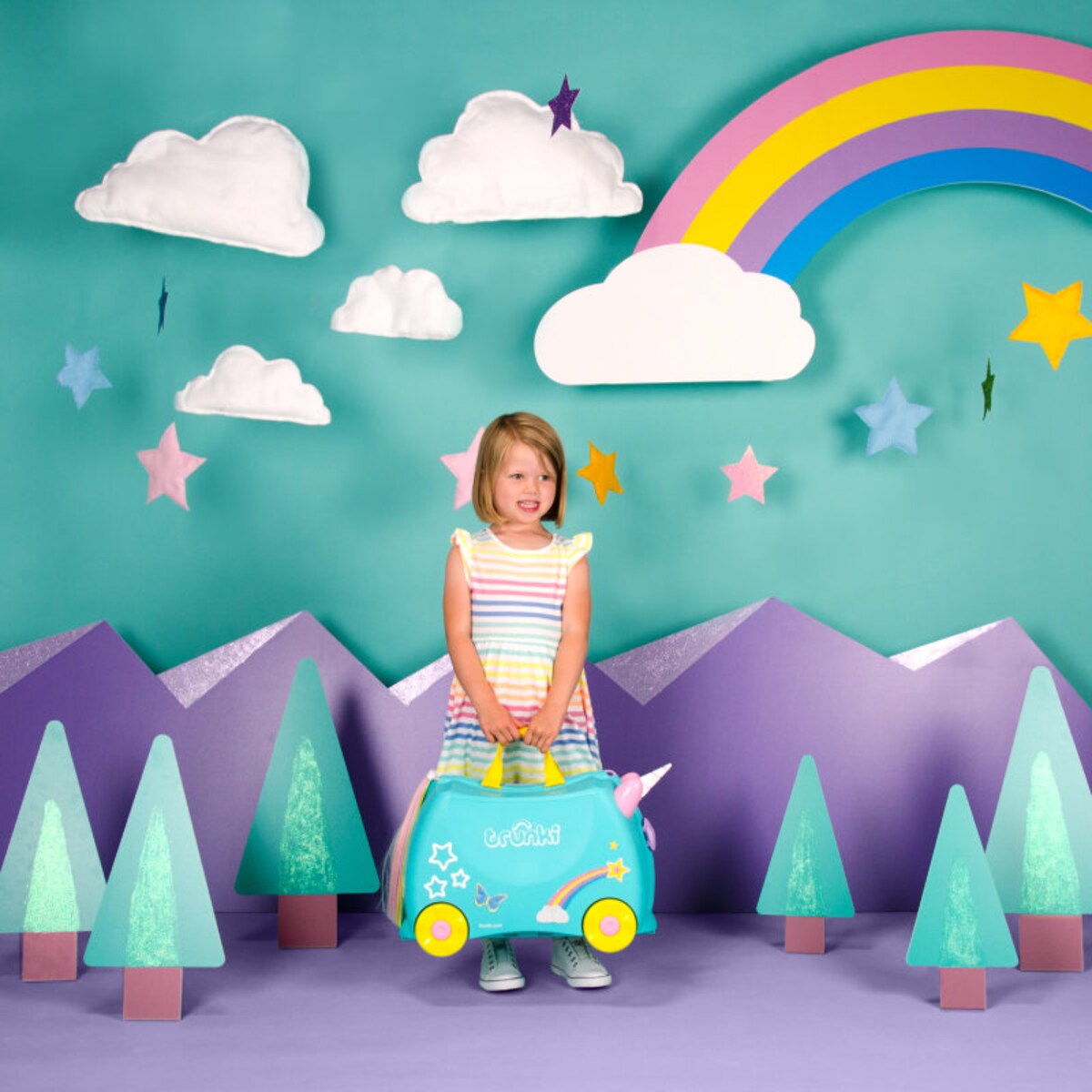 Jeżdżąca walizeczka Trunki - Jednorożec Una