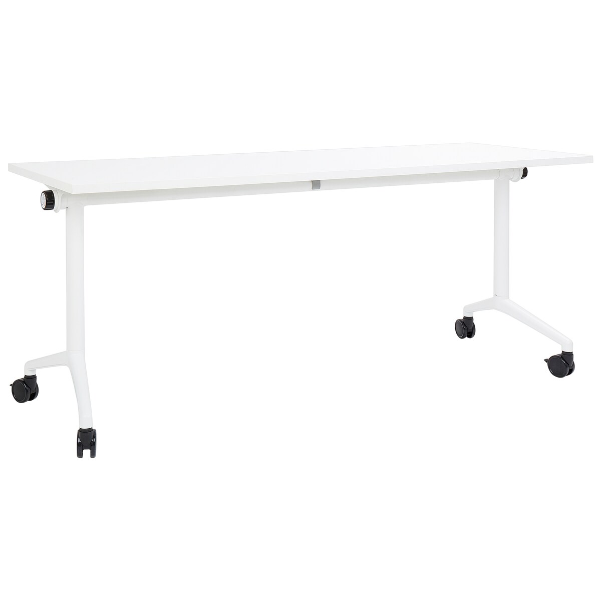 Składane biurko CAVI Biały 180 cm 60 cm z kółkami