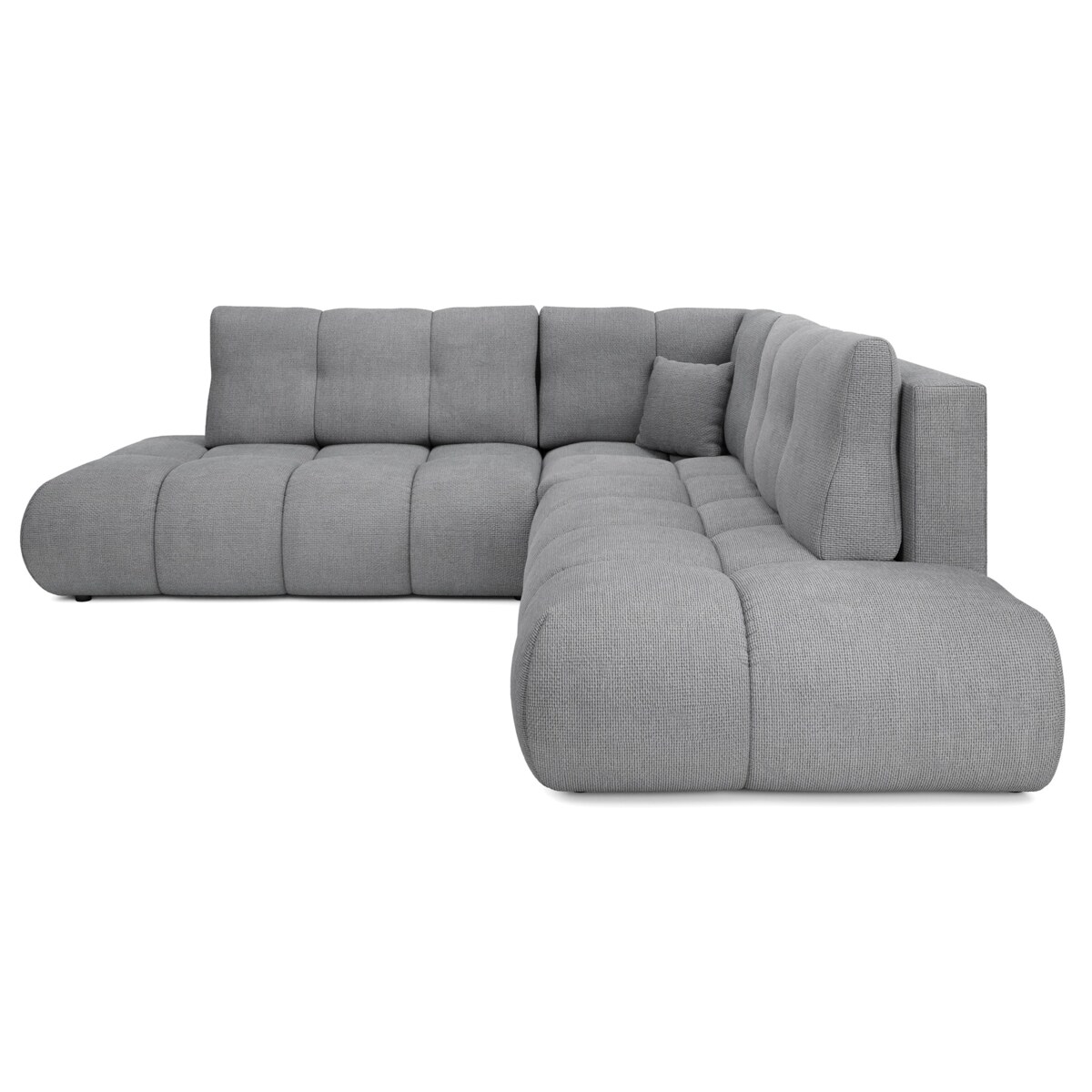 Narożnik pikowany, rozkładany z funkcją spania SOHI, Flow 17 - ciemny szar