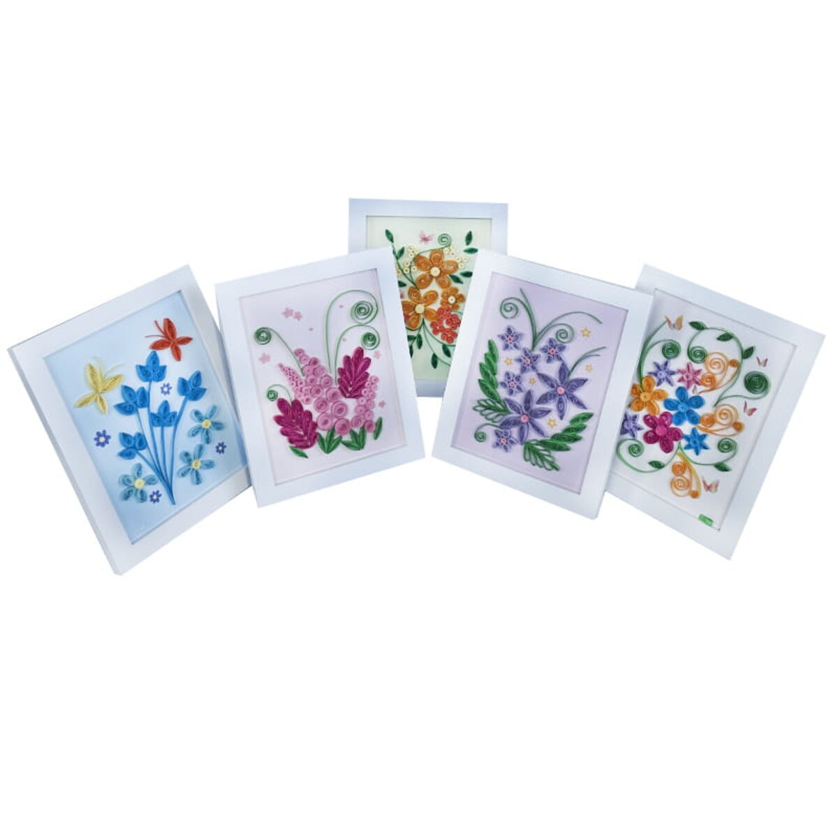 Zestaw do QUILLINGU Paski - Zimowy ogród