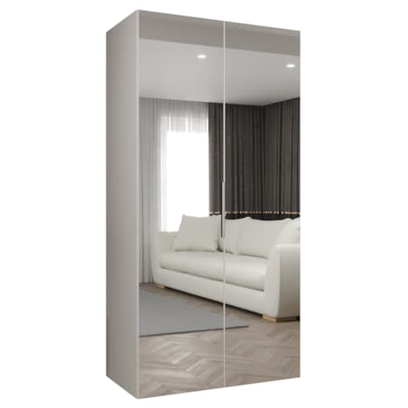 Szafa uchylna otwierana MARBELLA 3 100 wys. 202 cm Biały + u. Kaszmir