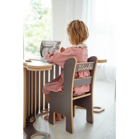 Blat do DUŻEGO bujaka montessori - szary