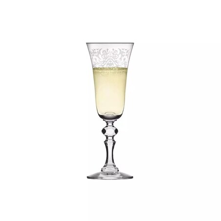 Kieliszki do Szampana Prosecco Krista Deco 150 ml Krosno Elegancie ze Wzorem