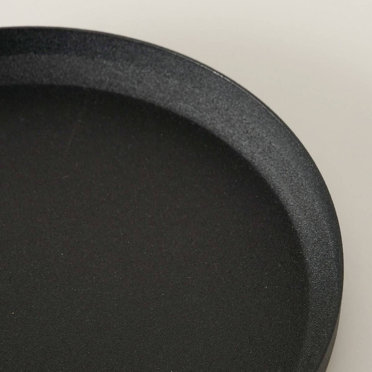 Podstawki na świece Mio, 3 sztuki, czarny mat