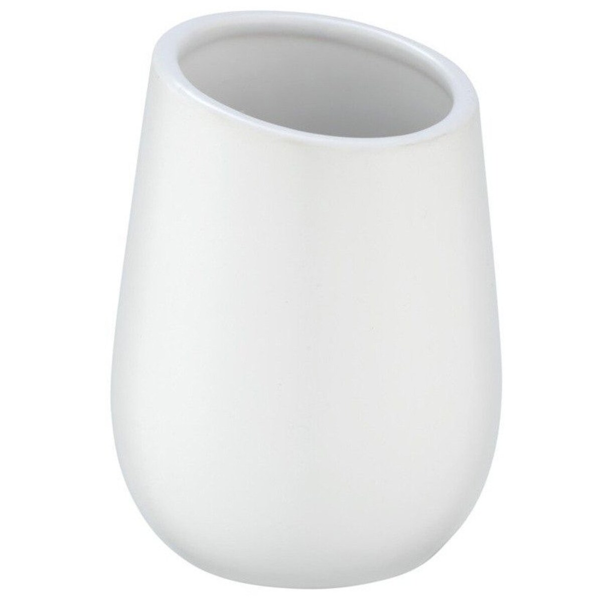 Kubek ceramiczny na szczoteczki BADI, WENKO, kolor biały