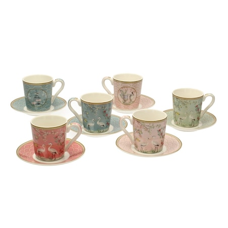 Zestaw filiżanek Herons 6 szt., 8 x 6 x 6 cm