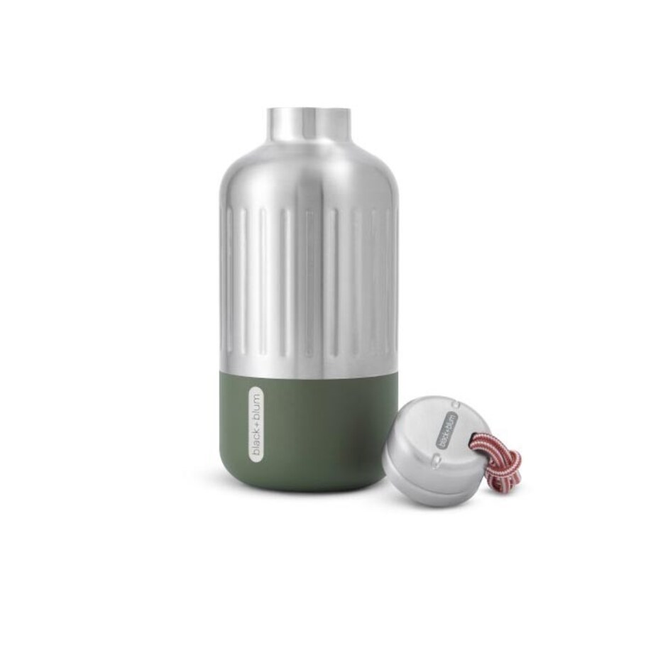 Butelka na wodę oliwkowa Explorer, 650 ml, Black+Blum