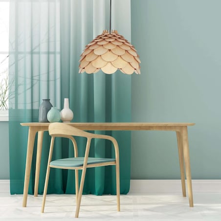 LAMPA wisząca BURGO LP-101335/1P S Light Prestige drewniana ekologiczna ananas
