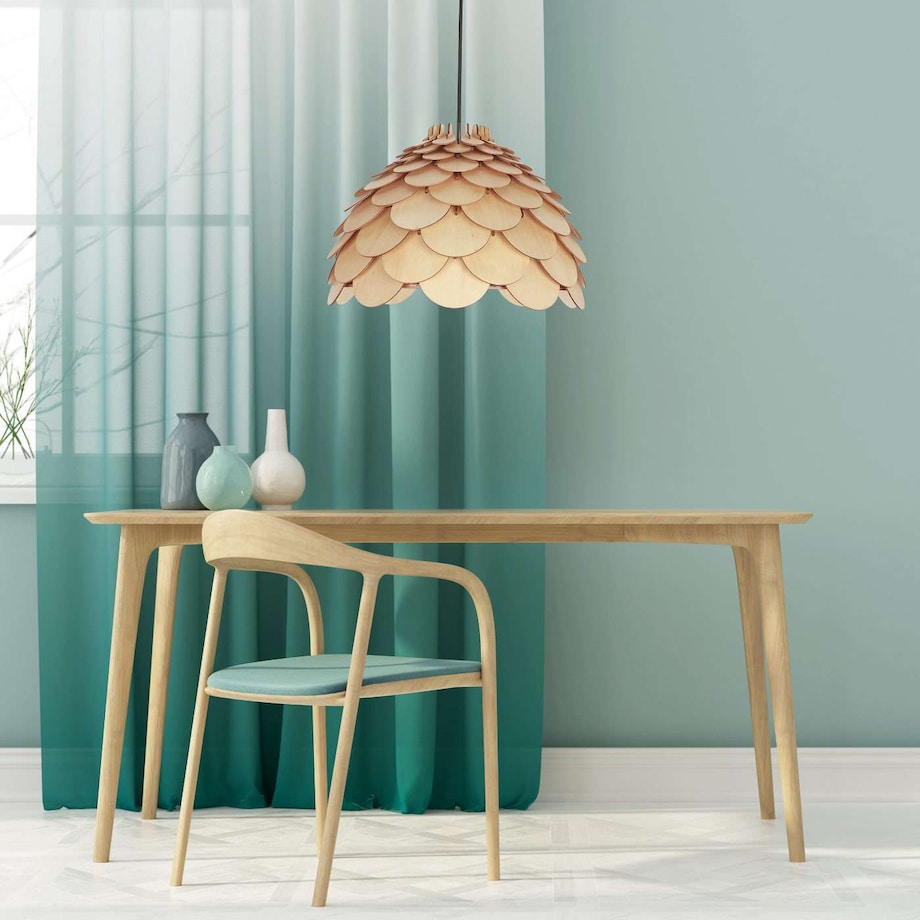 LAMPA wisząca BURGO LP-101335/1P S Light Prestige drewniana ekologiczna ananas