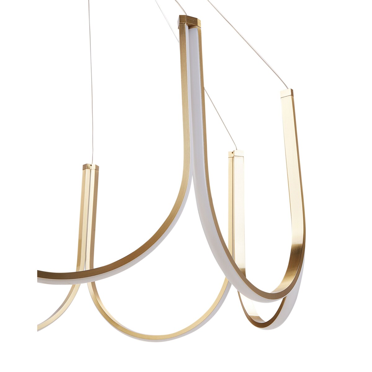 Żyrandol LED PERQUENO Metal Złoty