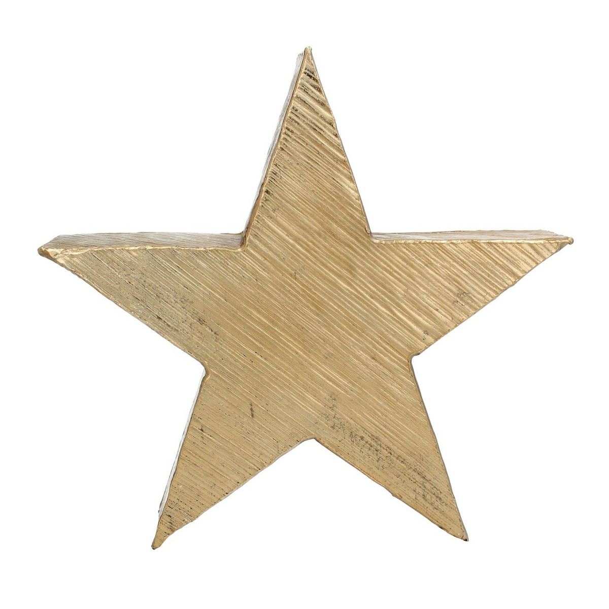 Dekoracja Gold Star 32cm boże narodzenie, święta, świąteczne, złoty, 34 x 8 x 32 cm