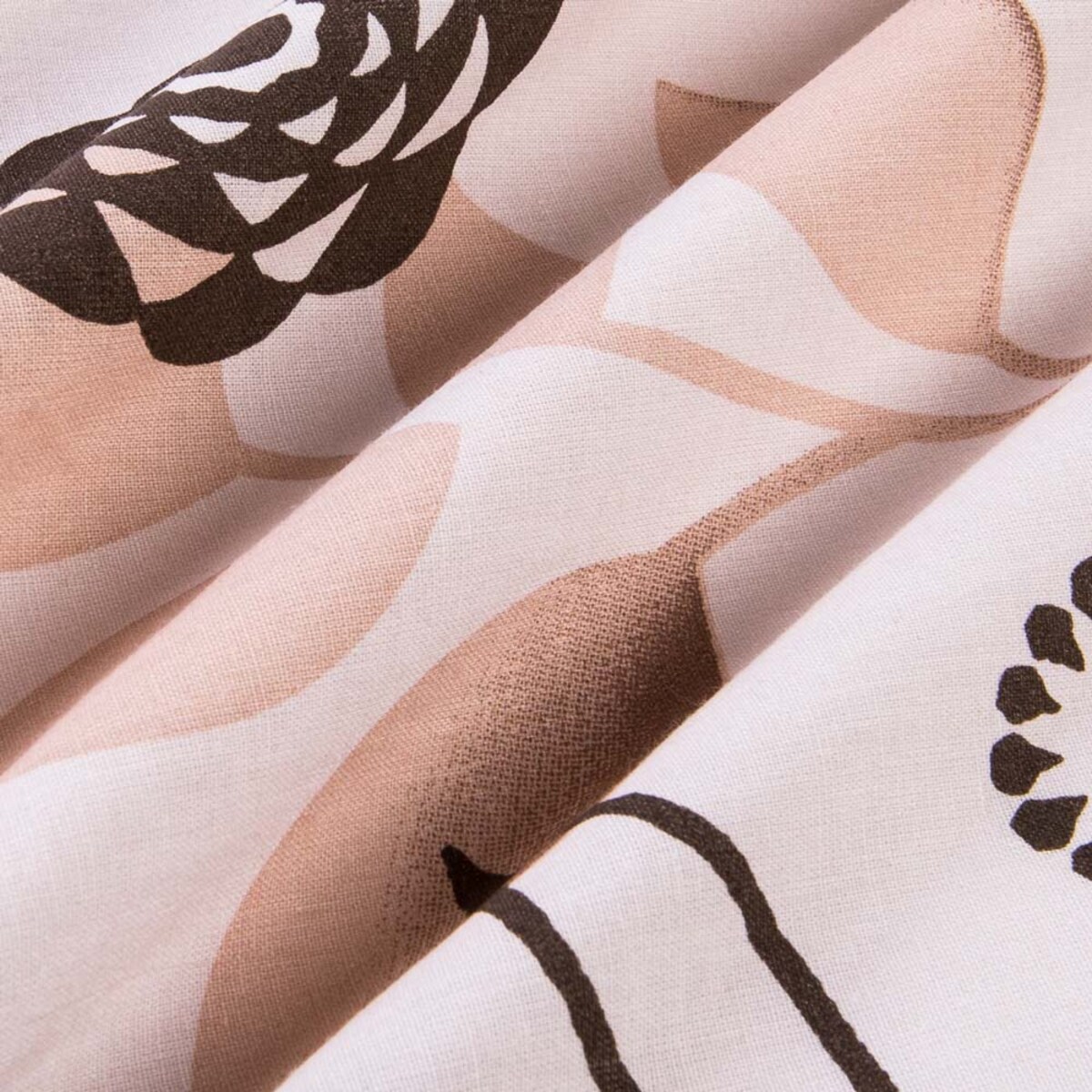 Pościel bawełniana 220x200 Rosalia w beżowe kwiaty, Cottonlove