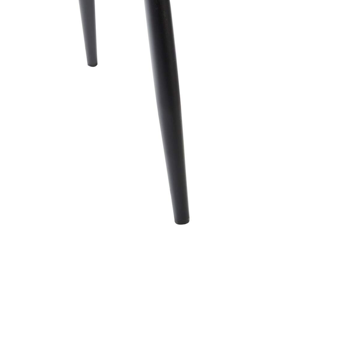 Zestaw 4 krzeseł do jadalni HAVRE Welur Czarny