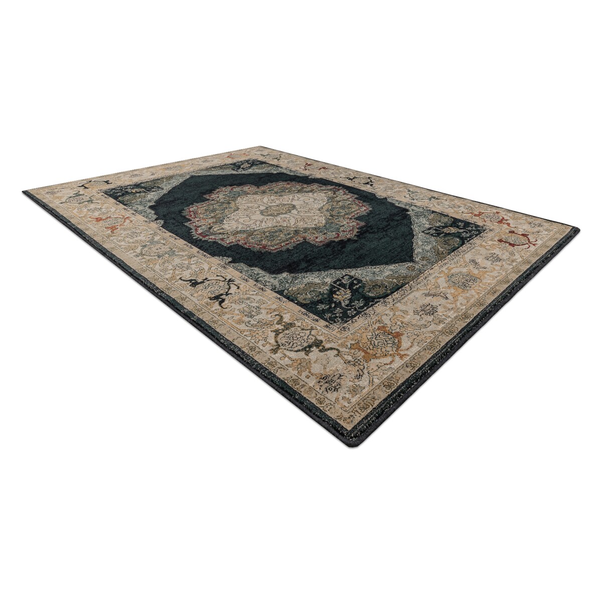 Dywan wełniany POLONIA Palazzo rozeta granat 200x300 cm