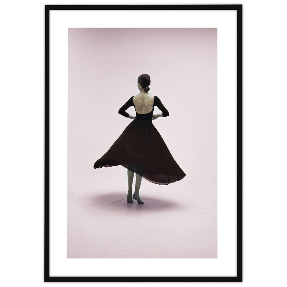 Ramka na zdjęcia 70x100 cm czarna rama MDF z plexi do powieszenia pion poziom klasyczna ramka prostokątna