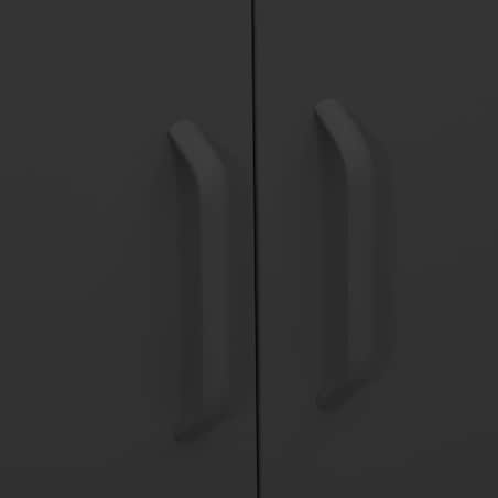 vidaXL Szafka, antracytowa, 80x35x101,5 cm, stalowa