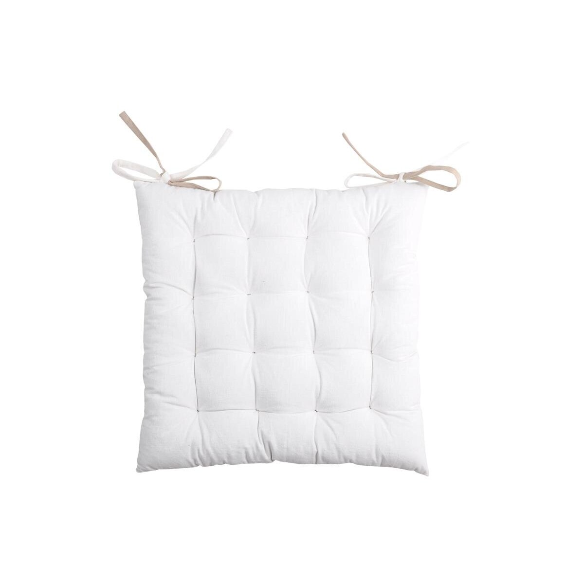 Poduszka na krzesło wiązana DUO, 100% bawełny, 40 x 40 cm