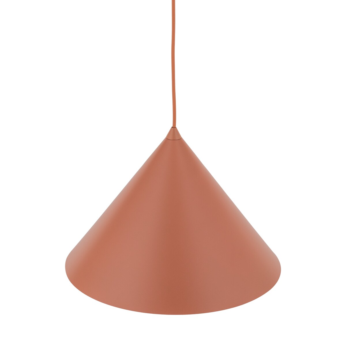 Lampa wisząca TK Lighting CONO BRICK 10065 czerwona metalowa E27 32 cm regulowana do salonu i kuchni