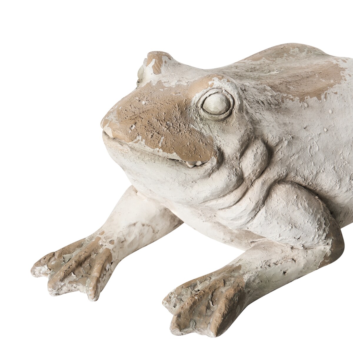 Figurka ogrodowa CARAPELLE Żaba Beżowy