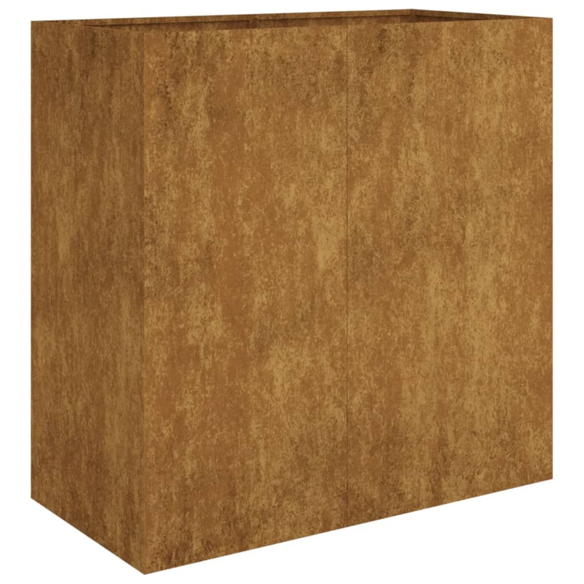 vidaXL Donica, 40x80x80 cm, stal kortenowska
