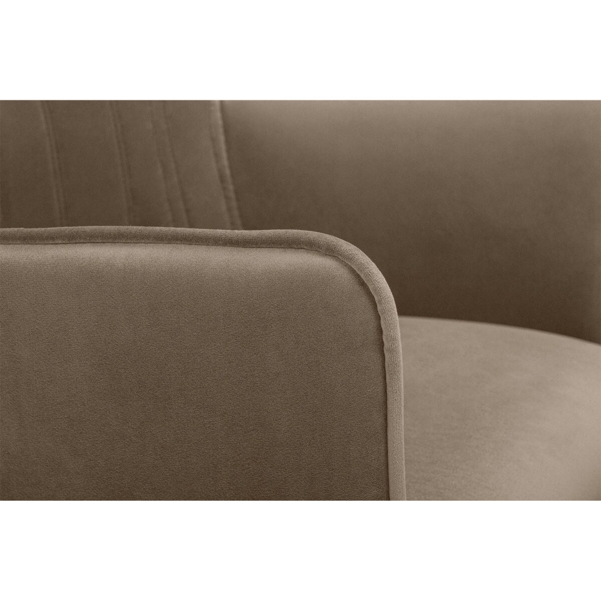 KONSIMO PYRUS welurowe krzesła 2 sztuki beżowe