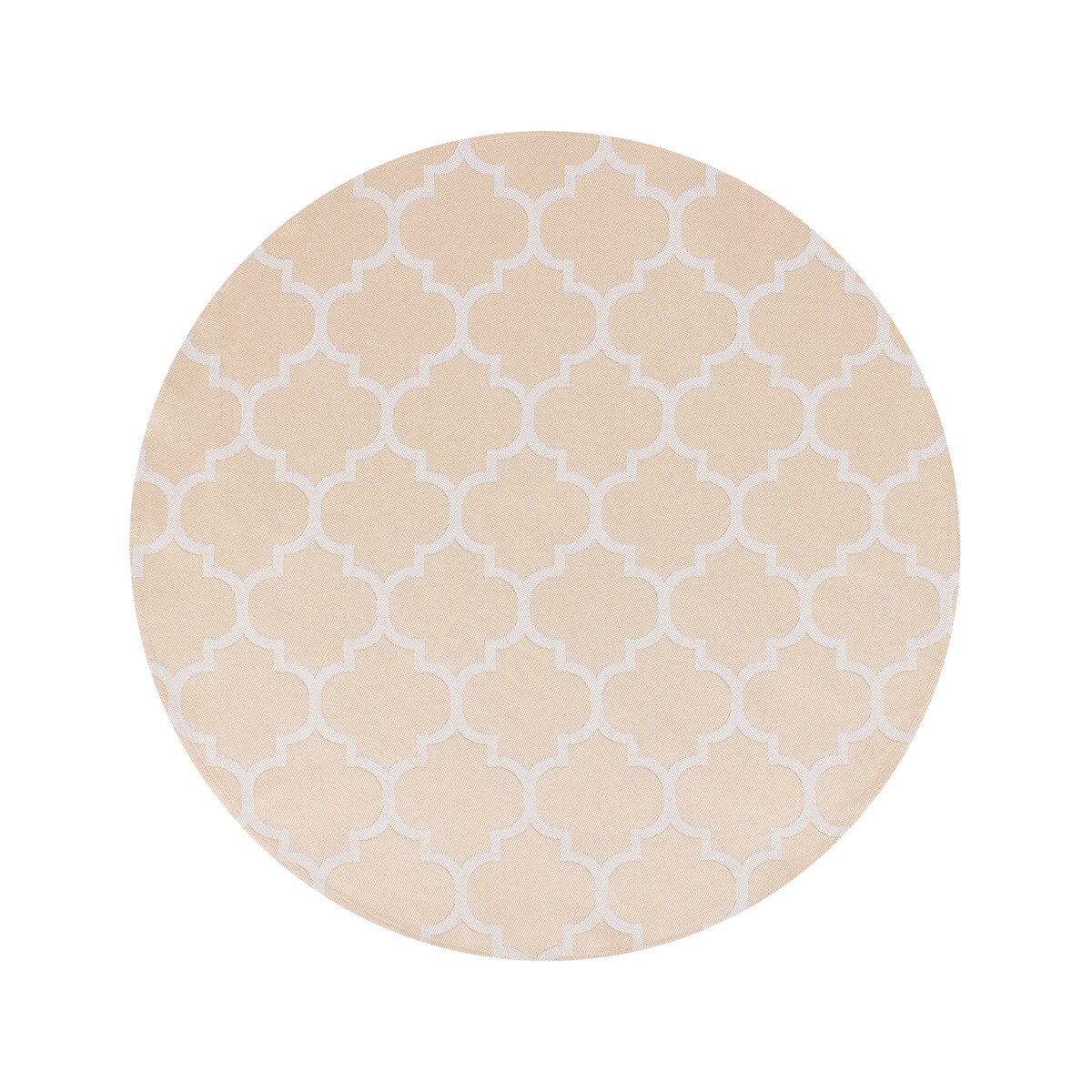 Dywan zewnętrzny MOSORE Beżowy ø 120 cm