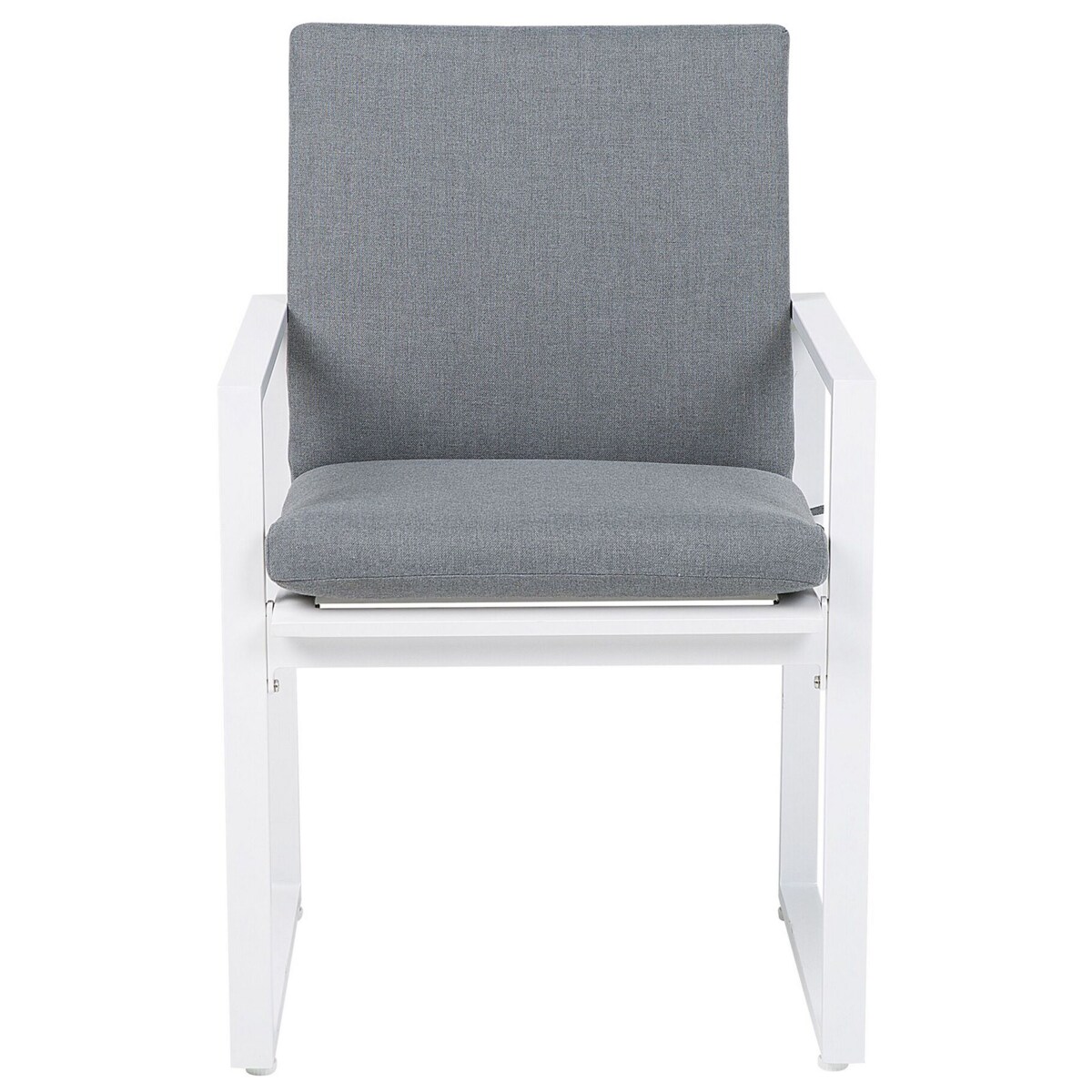 Zestaw 2 krzeseł ogrodowych szary PANCOLE