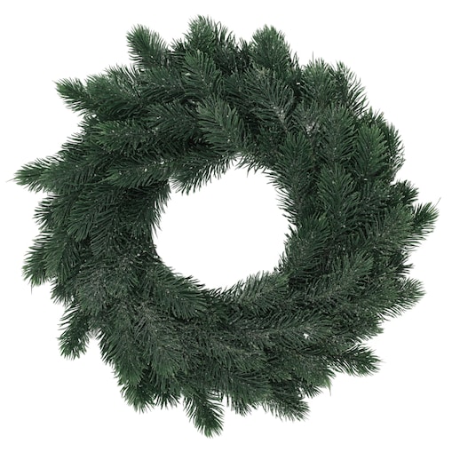 Wieniec bożonarodzeniowy, Ø35 cm, kolor zielony, poliester, zielony
