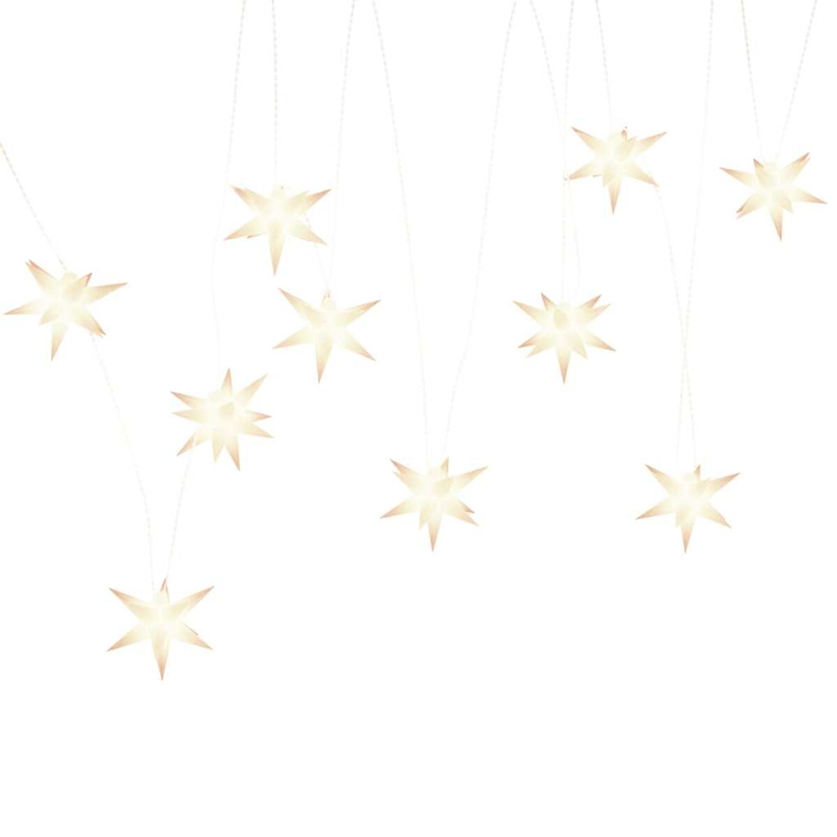 vidaXL Sznur świecących lampek, 10 LED, białe, 10 cm