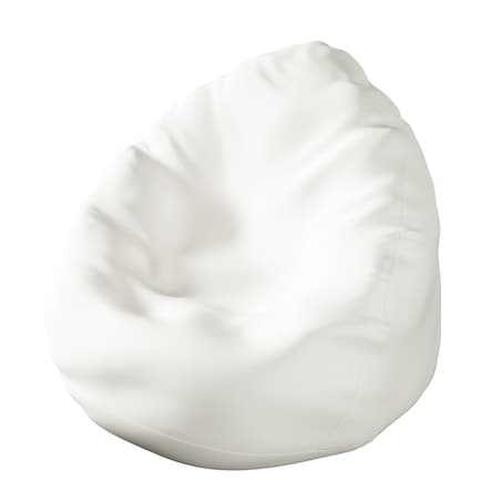 Worek do siedzenia Bowli, biały, Ø60 x 105 cm, Cotton Story