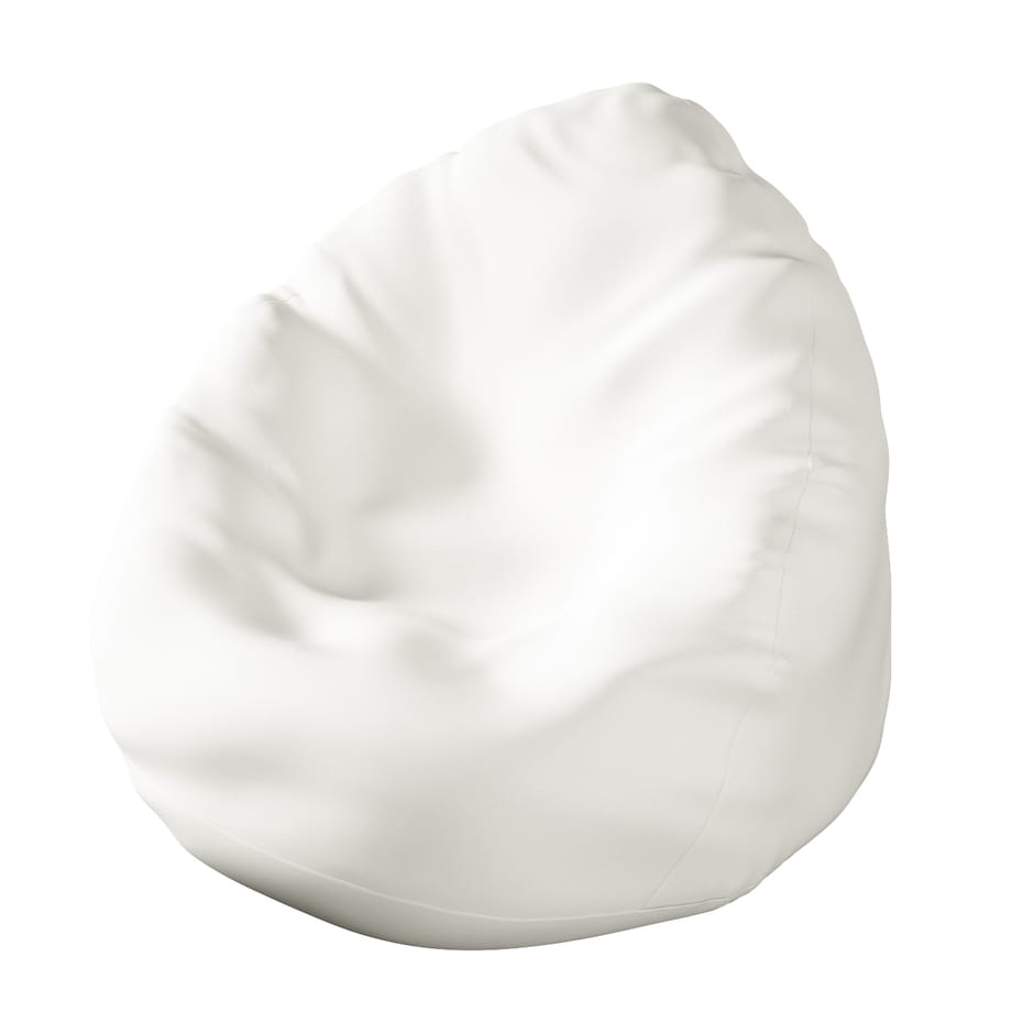 Worek do siedzenia Bowli, biały, Ø60 x 105 cm, Cotton Story