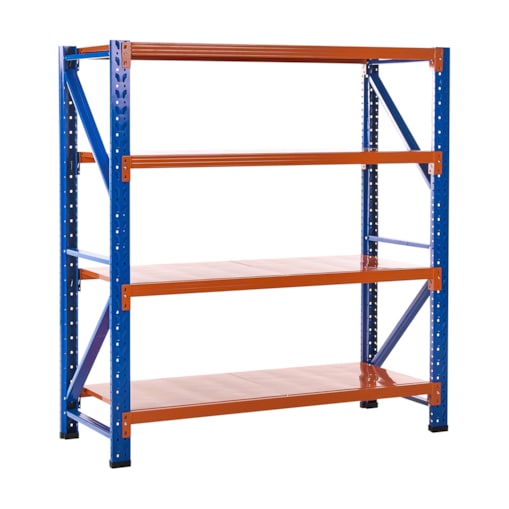 Regał magazynowy FIUGGI Metal 200 cm 60 cm Pomarańczowy