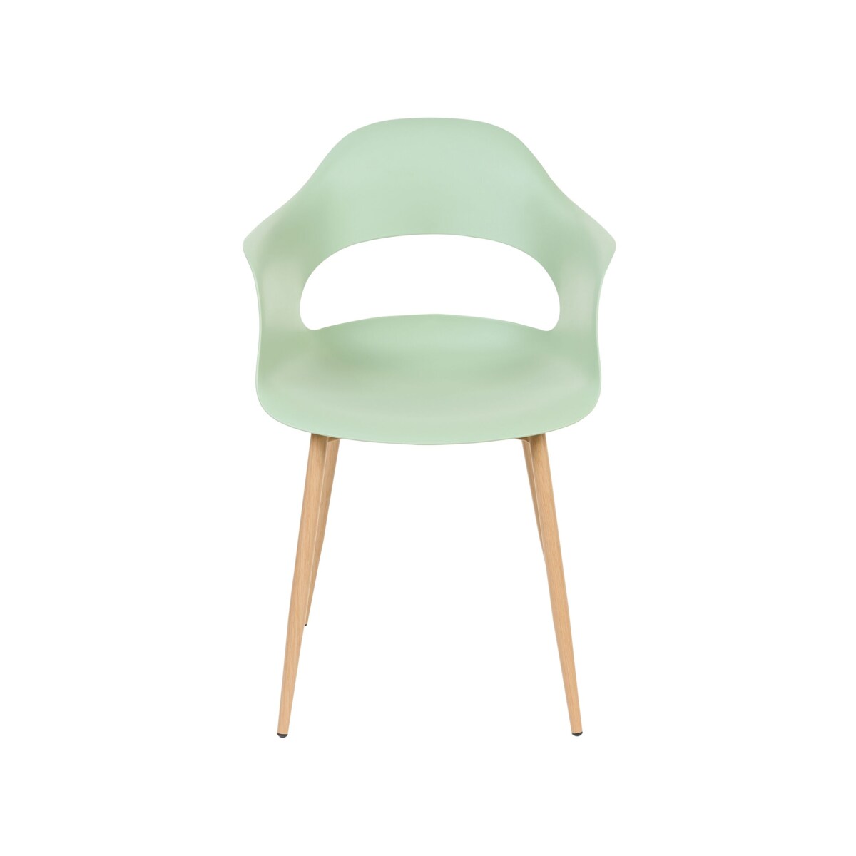 Zestaw 2 krzeseł jasnozielony UTICA