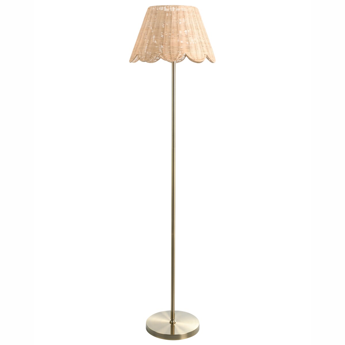 Lampa podłogowa SALM Rattan Naturalny