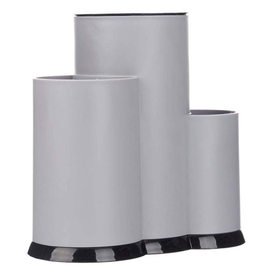 Stojak na noże, plastikowy, 12,5 x 23 x 22 cm