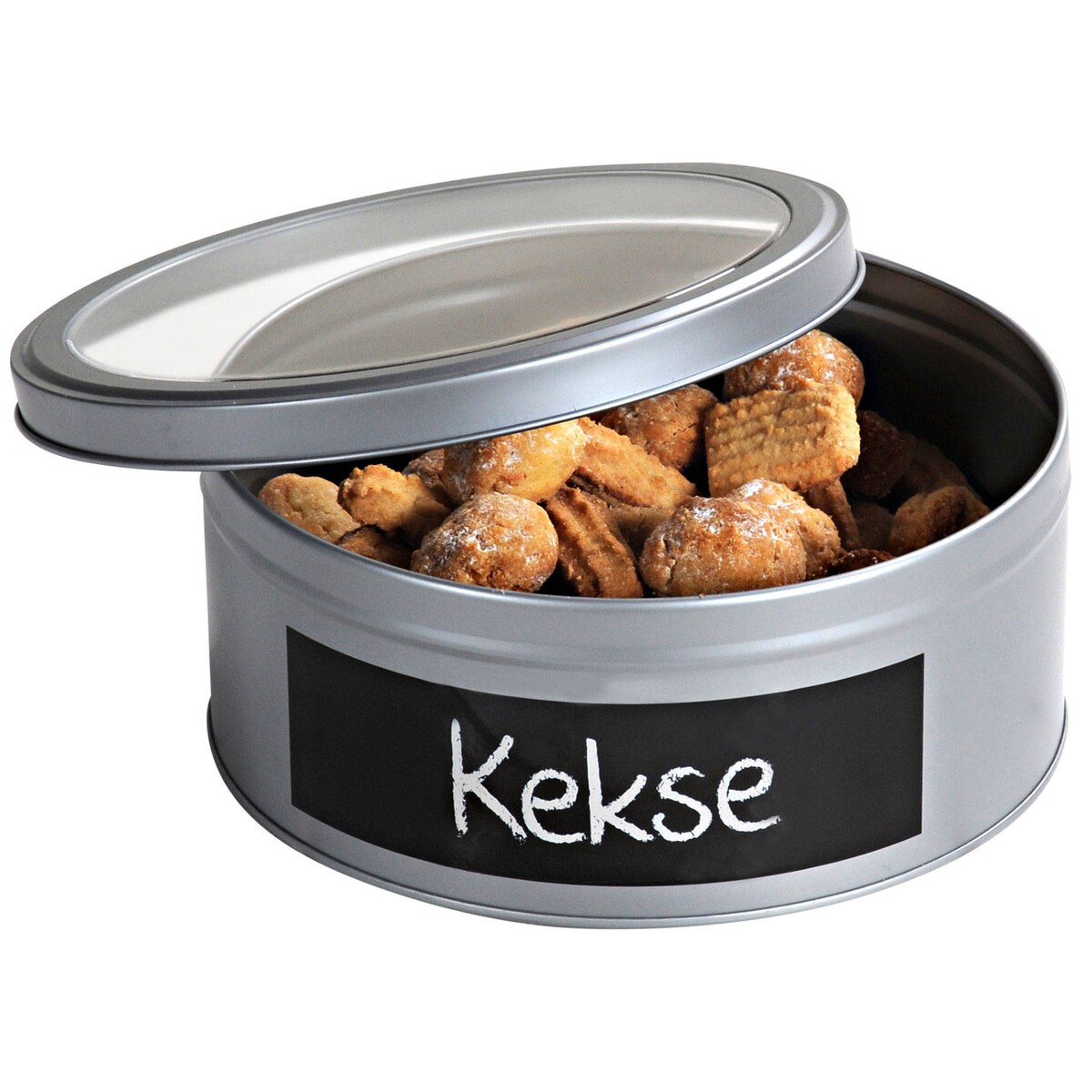 Puszka na ciastka, Ø 20 cm, pokrywka z okienkiem, KESPER