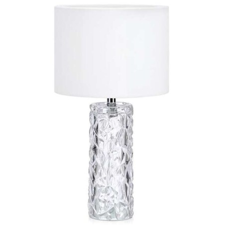 Nocna LAMPKA stojąca MADAME 107189 Markslojd abażurowa LAMPA stołowa biała