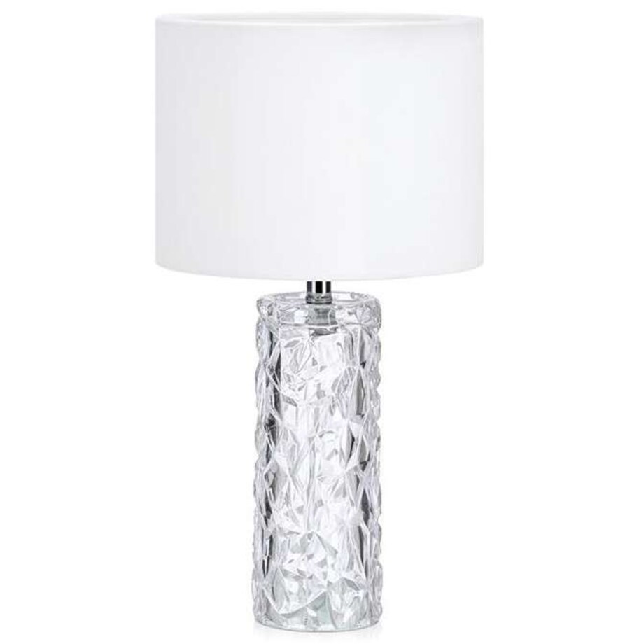 Nocna LAMPKA stojąca MADAME 107189 Markslojd abażurowa LAMPA stołowa biała