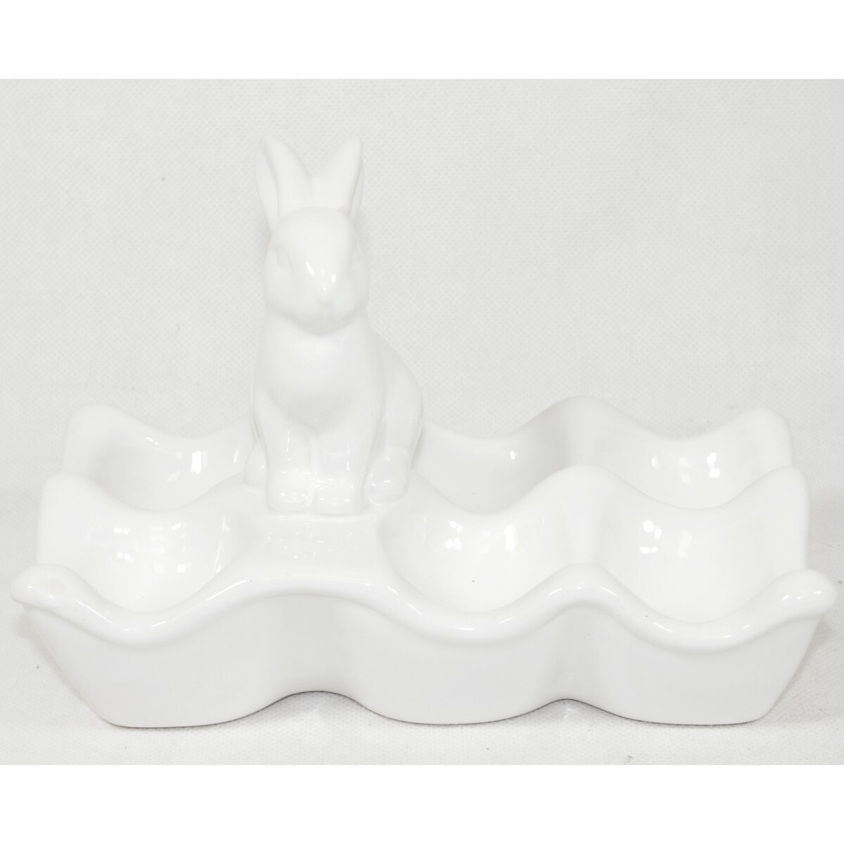 Miseczka na jajka z zajączkiem 13,5x20x12 cm duża