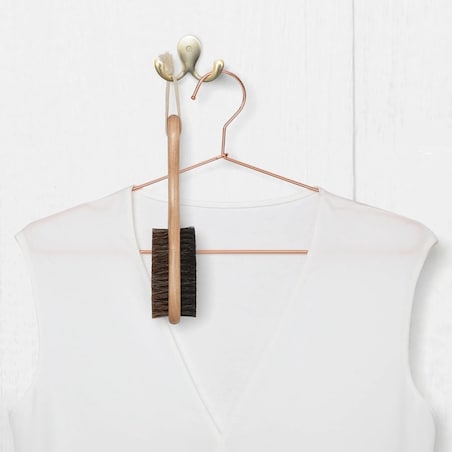 Zestaw 5 wieszaków w kolorze miedzianym Rayen